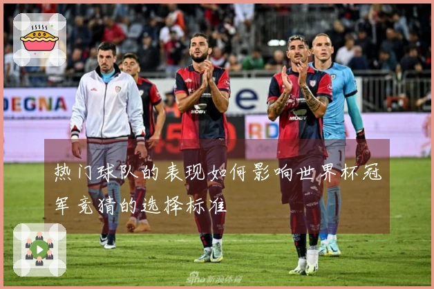 热门球队的表现如何影响世界杯冠军竞猜的选择标准