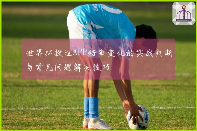 世界杯投注APP赔率变化的实战判断与常见问题解决技巧